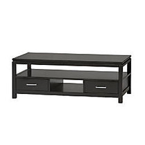 Linon Home Decor Products Sutton Coffee Table, 16 inch;H x 44 inch;W x 22 inch;D, Black