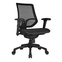 WorkPro; 1000 Series Mid-Back Mesh Task Chair, Black