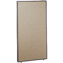 Bush ProPanel&trade; System Privacy Panel, 66 7/8 inch;H x 48 inch;W x 1 3/4 inch;D, Taupe/Tan, Standard Delivery Service