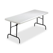 Lorell; Ultra-Lite Folding Table, 29 inch;H x 30 inch;W x 72 inch;D, Platinum