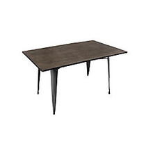 Lumisource Oregon Dining Table, Rectangle, 29 1/2 inch;H x 36 inch;W x 60 inch;D, Espresso