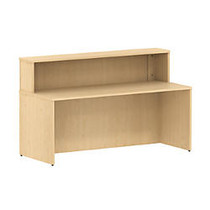 BBF 300 Series Reception Gallery Shell Desk, 43 inch;H x 71 1/10 inch;W x 29 3/5 inch;D, Natural Maple, Standard Delivery Service