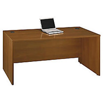 Bush Business Furniture Components Collection 66 inch; Wide Desk Shell, 29 7/8 inch;H x 66 inch;W x 29 3/8 inch;D, Warm Oak, Premium Delivery Service