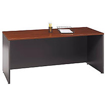 Bush Business Furniture Components Collection 72 inch; Wide Credenza Shell, 29 7/8 inch;H x 47 1/4 inch;W x 23 3/8 inch;D, Hansen Cherry, Premium Installation Service