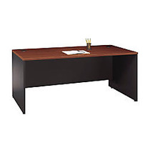 Bush Business Furniture Components Collection 72 inch; Wide Desk Shell, 29 7/8 inch;H x 71 inch;W x 29 3/8 inch;D, Hansen Cherry, Premium Installation Service