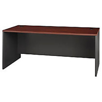 Bush Business Furniture Components Collection 72 inch; Wide Desk Shell, 29 7/8 inch;H x 71 inch;W x 29 3/8 inch;D, Hansen Cherry, Standard Delivery Service