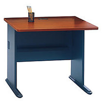 Bush Office Advantage 36 inch; Desk, 29 7/8 inch;H x 35 5/8 inch;W x 26 7/8 inch;D, Hansen Cherry/Galaxy, Premium Installation Service