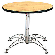 OFM Multipurpose 36 inch; Round Table, Oak