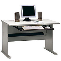 Bush Office Advantage 48 inch; Desk, 29 7/8 inch;H x 47 1/2 inch;W x 26 7/8 inch;D, Spectrum/Pewter, Premium Installation Service