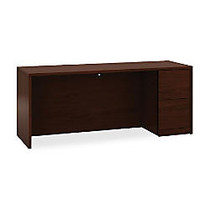 HON 10500 H105903R Credenza - 72 inch; x 24 inch; x 29.5 inch; - 2 - Single Pedestal on Right Side - Material: Wood - Finish: Laminate, Mahogany