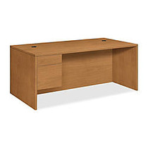 HON; 10500 Series&trade; Laminate Desk Ensemble Desk With Left Return, 29 1/2 inch;H x 72 inch;W x 36 inch;D, Harvest Cherry
