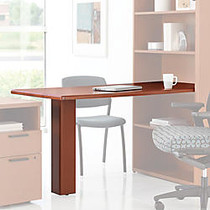 HON; 10700 Series&trade; Prestigious Laminate Peninsula Desk With End Panel, 29 1/2 inch;H x 60 inch;W x 30 inch;D, Harvest Cherry