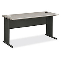 HON; 66000-Series StationMaster; Laminate Desk, 29 1/2 inch;H x 60 inch;W x 24 inch;D, Patterned Gray/Charcoal
