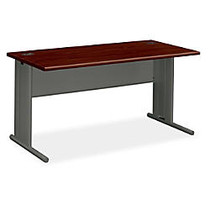 HON; 66000-Series StationMaster; Laminate Desk, 29 1/2 inch;H x 60 inch;W x 29 1/2 inch;D, Mahogany/Charcoal