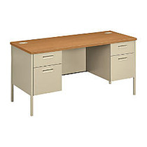 HON; Metro Classic Kneespace Credenza, Harvest/Putty