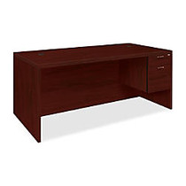 HON; Valido&trade; Rectangle-Top Right-Pedestal Desk, 29 1/2 inch;H x 72 inch;W x 36 inch;D, Mahogany