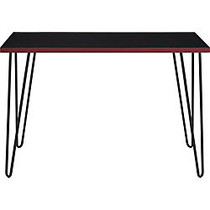 Ameriwood&trade; Altra Owen Retro Desk; 27 inch;H x 40 inch;W x 20 inch;D, Black/Red, Standard Delivery