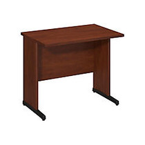 Bush Business Furniture Components Elite C-Leg Desk, 36 inch;W x 24 inch;D, Hansen Cherry, Premium Installation Service