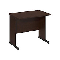 Bush Business Furniture Components Elite C-Leg Desk, 36 inch;W x 24 inch;D, Mocha Cherry, Premium Installation Service