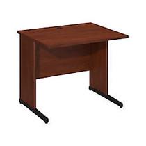 Bush Business Furniture Components Elite C-Leg Desk, 36 inch;W x 30 inch;D, Hansen Cherry, Standard Delivery Service