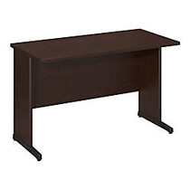 Bush Business Furniture Components Elite C-Leg Desk, 48 inch;W x 24 inch;D, Mocha Cherry, Standard Delivery Service