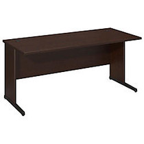 Bush Business Furniture Components Elite C-Leg Desk, 66 inch;W x 30 inch;D, Mocha Cherry, Premium Installation Service