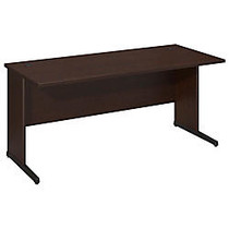 Bush Business Furniture Components Elite C-Leg Desk, 66 inch;W x 30 inch;D, Mocha Cherry, Standard Delivery Service