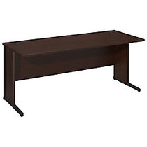 Bush Business Furniture Components Elite C-Leg Desk, 72 inch;W x 30 inch;D, Mocha Cherry, Standard Delivery Service