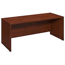 Bush Business Furniture Components Elite Desk Shell, 72 inch;W x 30 inch;D, Hansen Cherry, Premium Installation Service