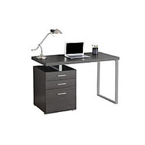 Monarch Specialties Hollow-Core Computer Desk, 48 inch; x 24 inch;, Gray