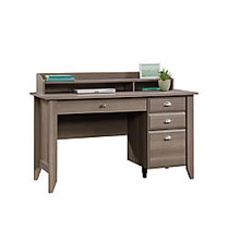 Sauder Shoal Creek Collection Transitional Wood Desk With Organizer Hutch, 36 1/4 inch;H x 53 1/8 inch;W x 23 1/2 inch;D, Diamond Ash, Standard Delivery