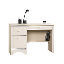 Sauder; Harbor View Wood Computer Desk, 29 inch;H x 43 1/2 inch;W x 19 1/2 inch;D, Antiqued White