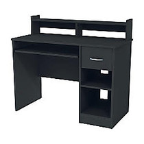 South Shore Furniture Axess Small Desk, 37 inch;H x 20 inch;W x 42 inch;D, Black