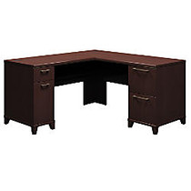 BBF Enterprise 60 inch; L-Shaped Desk, 29 3/4 inch;H x 60 inch;W x 60 inch;D, Mocha Cherry, Premium Installation Service
