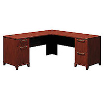 BBF Enterprise 72 inch; L-Shaped Desk, 29 3/4 inch;H x 70 1/8 inch;W x 70 1/8 inch;D, Harvest Cherry, Standard Delivery Service