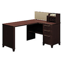 BBF Enterprise Corner Desk, 41 3/4 inch;H x 60 inch;W x 47 1/4 inch;D, Mocha Cherry, Premium Installation Service