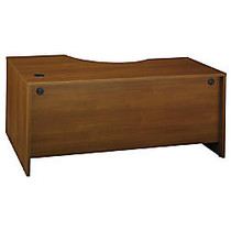 Bush Business Furniture Components Collection 72 inch; Wide Right Hand Corner Module, 29 3/4 inch;H x 71 1/4 inch;W x 35 1/2 inch;D, Warm Oak, Premium Installation Service