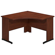 Bush Business Furniture Components Elite Collection C-Leg Corner Desks, 48 inch;W x 48 inch;D, Hansen Cherry, Premium Installation Service