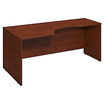 Bush Business Furniture Components Elite Left Corner Desk Shell, 29 7/8 inch;H x 71 inch;W x 35 1/2 inch;D, Hansen Cherry, Standard Delivery Service