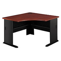 Bush Office Advantage Corner Desk, 29 7/8 inch;H x 47 1/4 inch;W x 47 1/4 inch;D, Hansen Cherry/Galaxy, Premium Installation Service