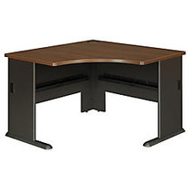 Bush Office Advantage Corner Desk, 29 7/8 inch;H x 47 1/4 inch;W x 47 1/4 inch;D, Sienna Walnut, Standard Delivery Service