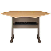 Bush; Office Advantage 42 inch; Corner Desk, 29 7/8 inch;H x 41 3/8 inch;W x 41 3/8 inch;D, Light Oak/Sage, Premium Installation Service