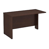 Bush Business Furniture Components Collection 48 inch; Wide Return Bridge, 29 7/8 inch;H x 47 3/4 inch;W x 23 3/8 inch;D, Mocha Cherry, Premium Installation Service