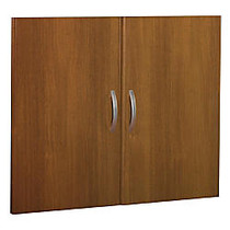 Bush Business Furniture Components Collection Half-Height 2 Door Kit, 29 3/8 inch;H x 17 3/4 inch;W x 3/4 inch;D, Warm Oak, Premium Installation Service