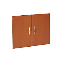 Bush Business Furniture Components Collection Half-Height 2 Door Kit, 29 inch;H x 35 inch;W x 3/4 inch;D, Auburn Maple, Premium Installation Service
