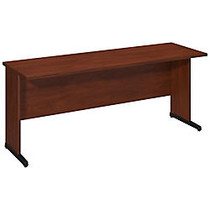 Bush Business Furniture Components Elite C-Leg Desk, 72 inch;W x 24 inch;D, Hansen Cherry, Standard Delivery Service