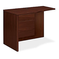HON; 10500 Series&trade; Curved Left Return, 29 1/2 inch;H x 42 inch;W x 18 inch;D, Mahogany