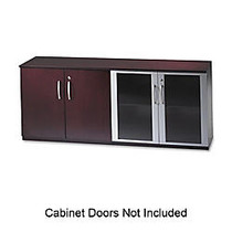 Mayline; Napoli Storage Cabinet Doors, 29 1/2 inch;H x 72 inch;W x 1 inch;D, Mahogany