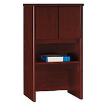 Bush Business Furniture Components Collection 24 inch; Wide Hutch, 43 inch;H x 23 5/8 inch;W x 15 3/8 inch;D, Mahogany, Standard Delivery Service