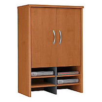 Bush Business Furniture Components Collection 30 inch; Wide Hutch, 43 inch;H x 29 1/2 inch;W x 15 3/8 inch;D, Natural Cherry, Premium Installation Service